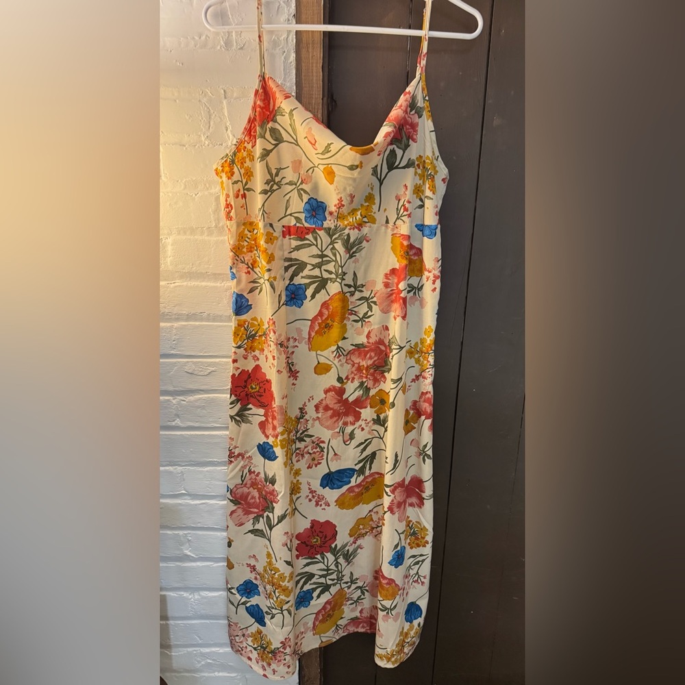 RIHOAS Multicolor Floral Midi Dress